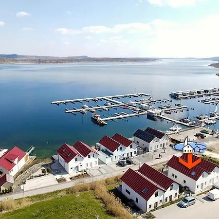 Geiseltalsee Haus Am See Mit Wallbox Mucheln Esterno foto